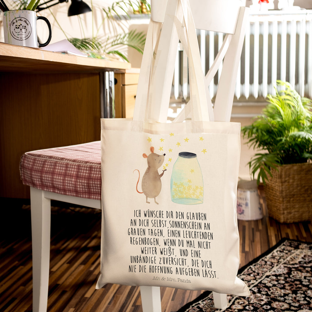 Tragetasche Maus Sterne Beuteltasche, Beutel, Einkaufstasche, Jutebeutel, Stoffbeutel, Tiermotive, Gute Laune, lustige Sprüche, Tiere, Maus, Sterne, Wunsch, Kind, Taufe, Taufgeschenk, Geburt, Schwangerschaft, erstes Kind, Kindergeburtstag, Geburtstag, Hoffnung, Träume