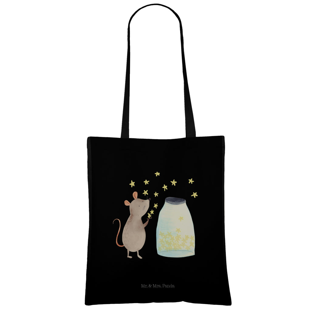 Tragetasche Maus Sterne Beuteltasche, Beutel, Einkaufstasche, Jutebeutel, Stoffbeutel, Tiermotive, Gute Laune, lustige Sprüche, Tiere, Maus, Sterne, Wunsch, Kind, Taufe, Taufgeschenk, Geburt, Schwangerschaft, erstes Kind, Kindergeburtstag, Geburtstag, Hoffnung, Träume