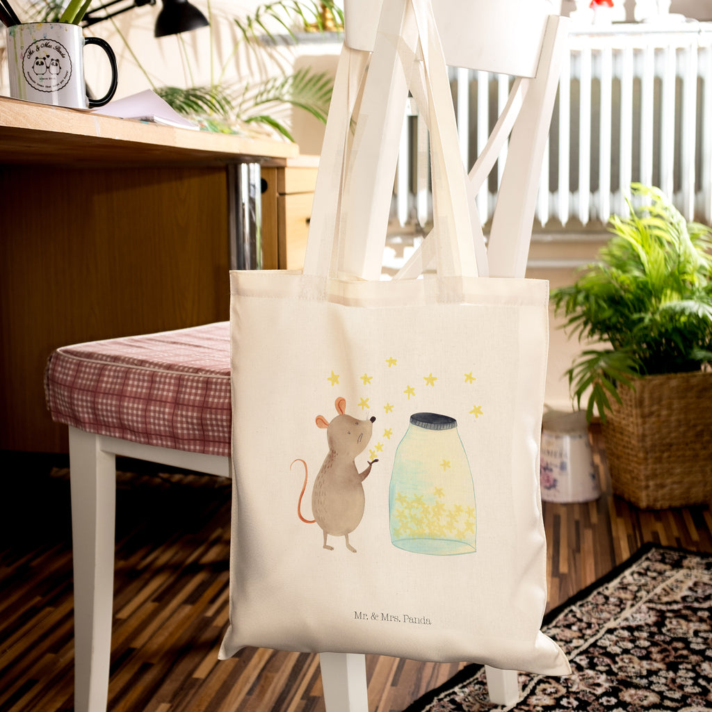 Tragetasche Maus Sterne Beuteltasche, Beutel, Einkaufstasche, Jutebeutel, Stoffbeutel, Tiermotive, Gute Laune, lustige Sprüche, Tiere, Maus, Sterne, Wunsch, Kind, Taufe, Taufgeschenk, Geburt, Schwangerschaft, erstes Kind, Kindergeburtstag, Geburtstag, Hoffnung, Träume