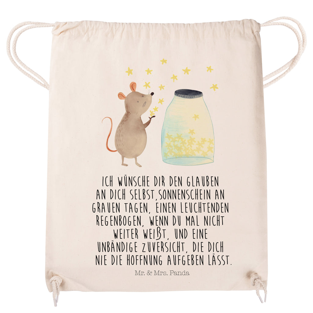 Sportbeutel Maus Sterne Turnbeutel, Beutel, Sporttasche, Tasche, Stoffbeutel, Tiermotive, Gute Laune, lustige Sprüche, Tiere, Maus, Sterne, Wunsch, Kind, Taufe, Taufgeschenk, Geburt, Schwangerschaft, erstes Kind, Kindergeburtstag, Geburtstag, Hoffnung, Träume