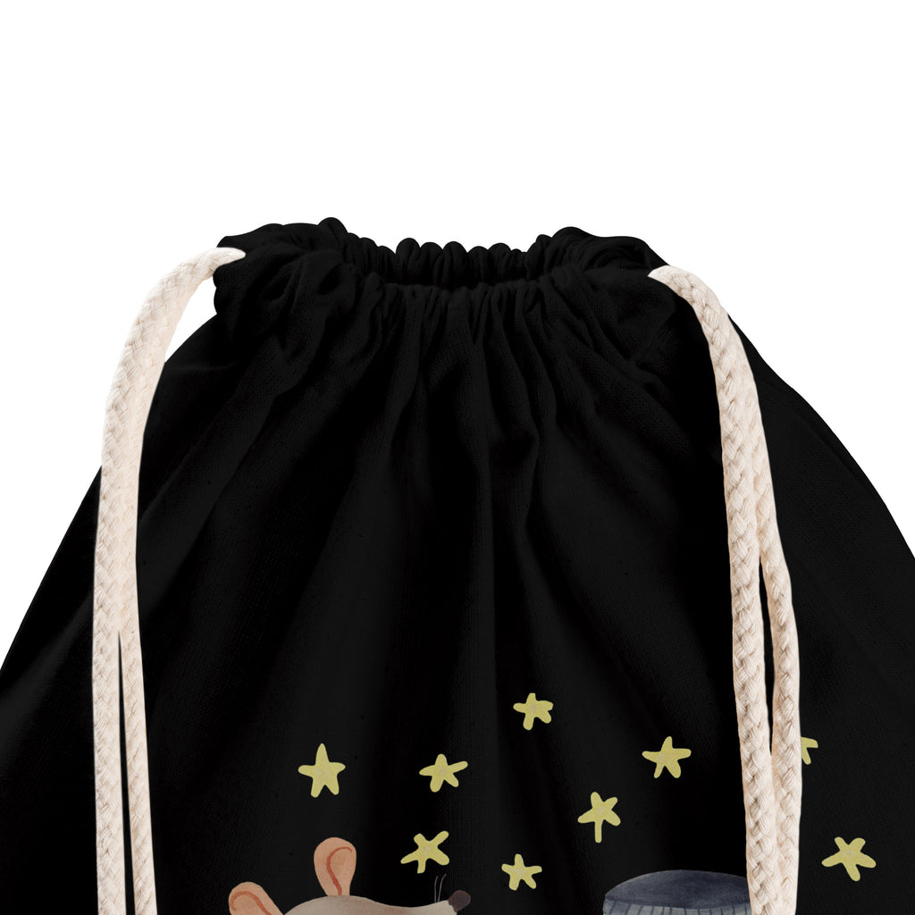 Sportbeutel Maus Sterne Turnbeutel, Beutel, Sporttasche, Tasche, Stoffbeutel, Tiermotive, Gute Laune, lustige Sprüche, Tiere, Maus, Sterne, Wunsch, Kind, Taufe, Taufgeschenk, Geburt, Schwangerschaft, erstes Kind, Kindergeburtstag, Geburtstag, Hoffnung, Träume