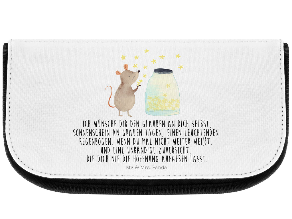 Kosmetiktasche Maus Sterne Kosmetikbeutel, Kulturtasche, Kulturbeutel, Schminktasche, Make-Up Tasche, Tiermotive, Gute Laune, lustige Sprüche, Tiere, Maus, Sterne, Wunsch, Kind, Taufe, Taufgeschenk, Geburt, Schwangerschaft, erstes Kind, Kindergeburtstag, Geburtstag, Hoffnung, Träume