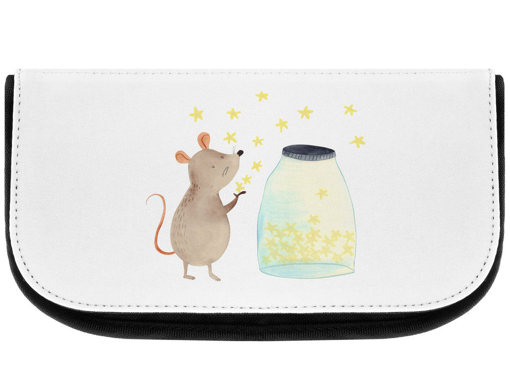 Kosmetiktasche Maus Sterne Kosmetikbeutel, Kulturtasche, Kulturbeutel, Schminktasche, Make-Up Tasche, Tiermotive, Gute Laune, lustige Sprüche, Tiere, Maus, Sterne, Wunsch, Kind, Taufe, Taufgeschenk, Geburt, Schwangerschaft, erstes Kind, Kindergeburtstag, Geburtstag, Hoffnung, Träume