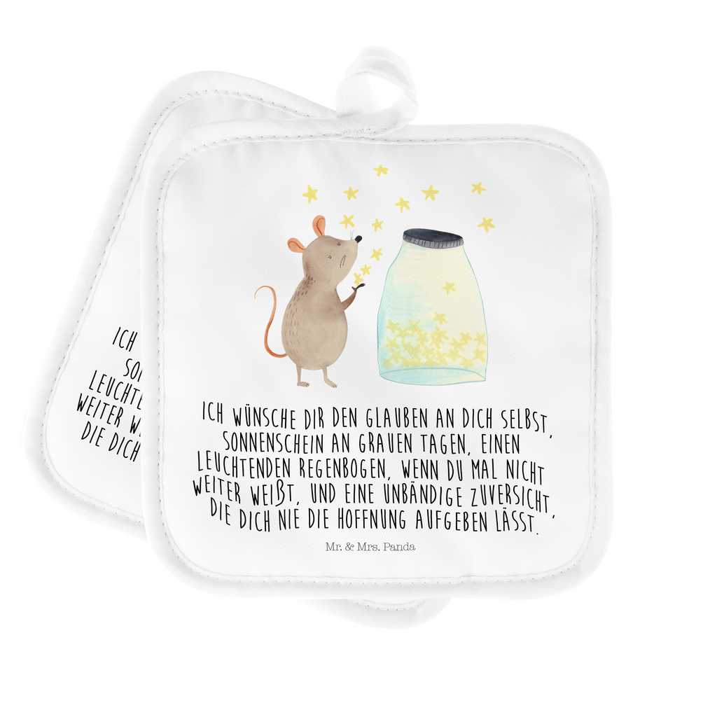 2er Set Topflappen  Maus Sterne Topflappen, Topfuntersetzer, Ofenhandschuh, Topflappen Set, Topflappen lustig, Topflappen mit Spruch, Tiermotive, Gute Laune, lustige Sprüche, Tiere, Maus, Sterne, Wunsch, Kind, Taufe, Taufgeschenk, Geburt, Schwangerschaft, erstes Kind, Kindergeburtstag, Geburtstag, Hoffnung, Träume