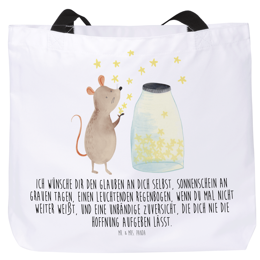 Shopper Maus Sterne Beutel, Einkaufstasche, Tasche, Strandtasche, Einkaufsbeutel, Shopper, Schultasche, Freizeittasche, Tragebeutel, Schulbeutel, Alltagstasche, Tiermotive, Gute Laune, lustige Sprüche, Tiere, Maus, Sterne, Wunsch, Kind, Taufe, Taufgeschenk, Geburt, Schwangerschaft, erstes Kind, Kindergeburtstag, Geburtstag, Hoffnung, Träume