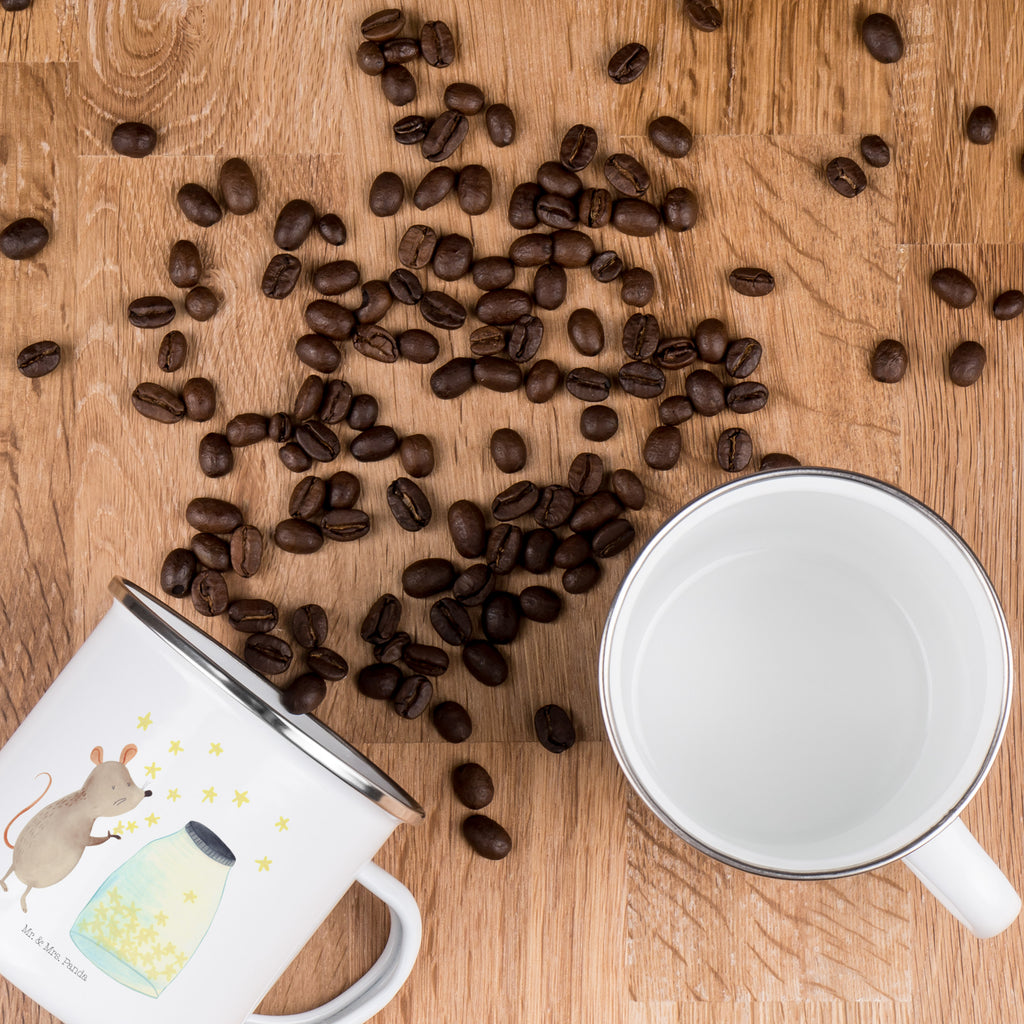 Camping Emaille Tasse Maus Sterne Campingtasse, Trinkbecher, Metalltasse, Outdoor Tasse, Emaille Trinkbecher, Blechtasse Outdoor, Emaille Campingbecher, Edelstahl Trinkbecher, Metalltasse für Camping, Kaffee Blechtasse, Camping Tasse Metall, Tiermotive, Gute Laune, lustige Sprüche, Tiere, Maus, Sterne, Wunsch, Kind, Taufe, Taufgeschenk, Geburt, Schwangerschaft, erstes Kind, Kindergeburtstag, Geburtstag, Hoffnung, Träume