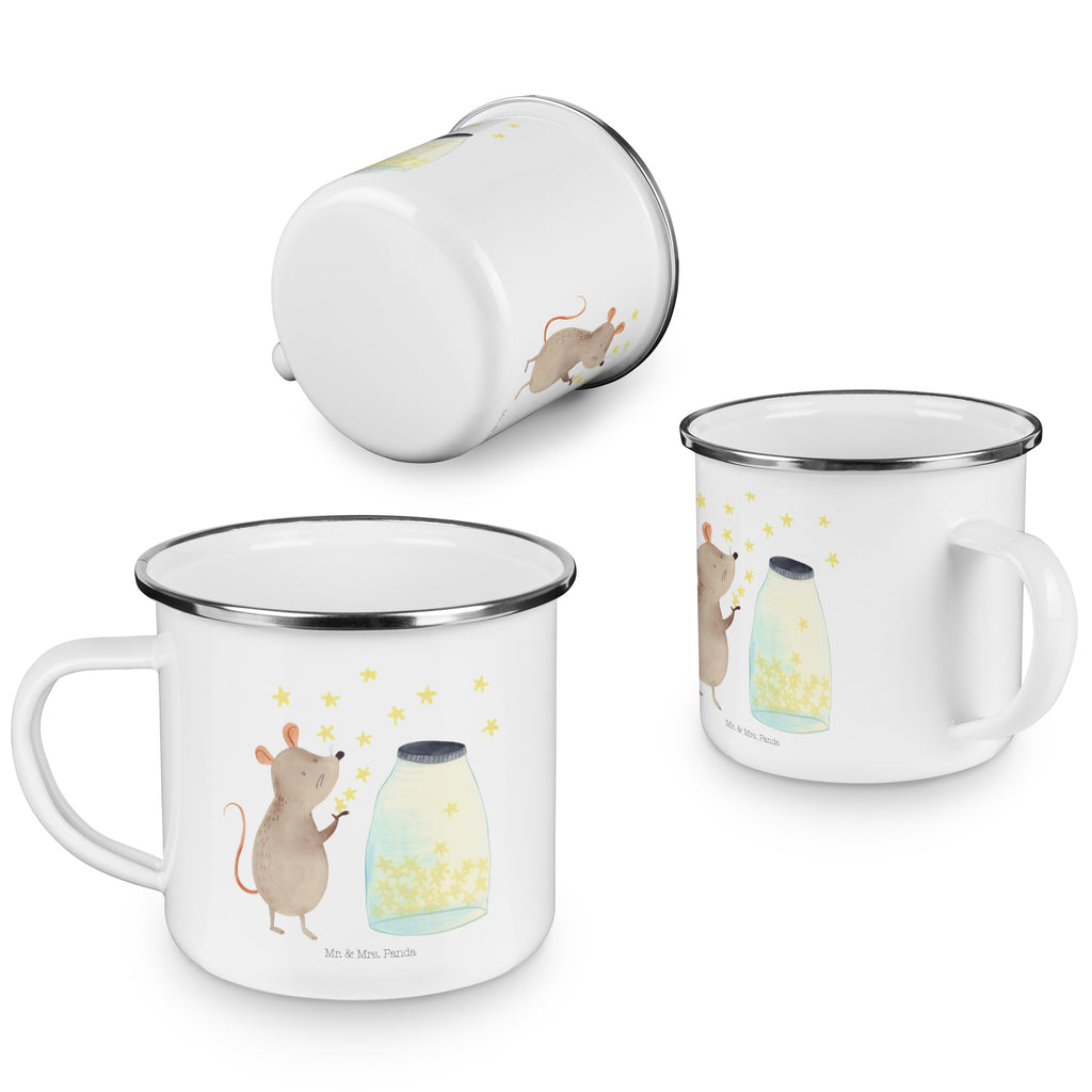 Camping Emaille Tasse Maus Sterne Campingtasse, Trinkbecher, Metalltasse, Outdoor Tasse, Emaille Trinkbecher, Blechtasse Outdoor, Emaille Campingbecher, Edelstahl Trinkbecher, Metalltasse für Camping, Kaffee Blechtasse, Camping Tasse Metall, Tiermotive, Gute Laune, lustige Sprüche, Tiere, Maus, Sterne, Wunsch, Kind, Taufe, Taufgeschenk, Geburt, Schwangerschaft, erstes Kind, Kindergeburtstag, Geburtstag, Hoffnung, Träume