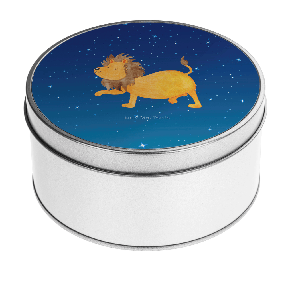 Blechdose rund Sternzeichen Löwe Metalldose, Keksdose, Dose, Vorratsdose, Geschenkbox, Tierkreiszeichen, Sternzeichen, Horoskop, Astrologie, Aszendent, Löwe Geschenk, Löwe Sternzeichen, Geschenk Juli, Geburtstag Juli, Geschenk August, Geburtstag August, König der Tiere