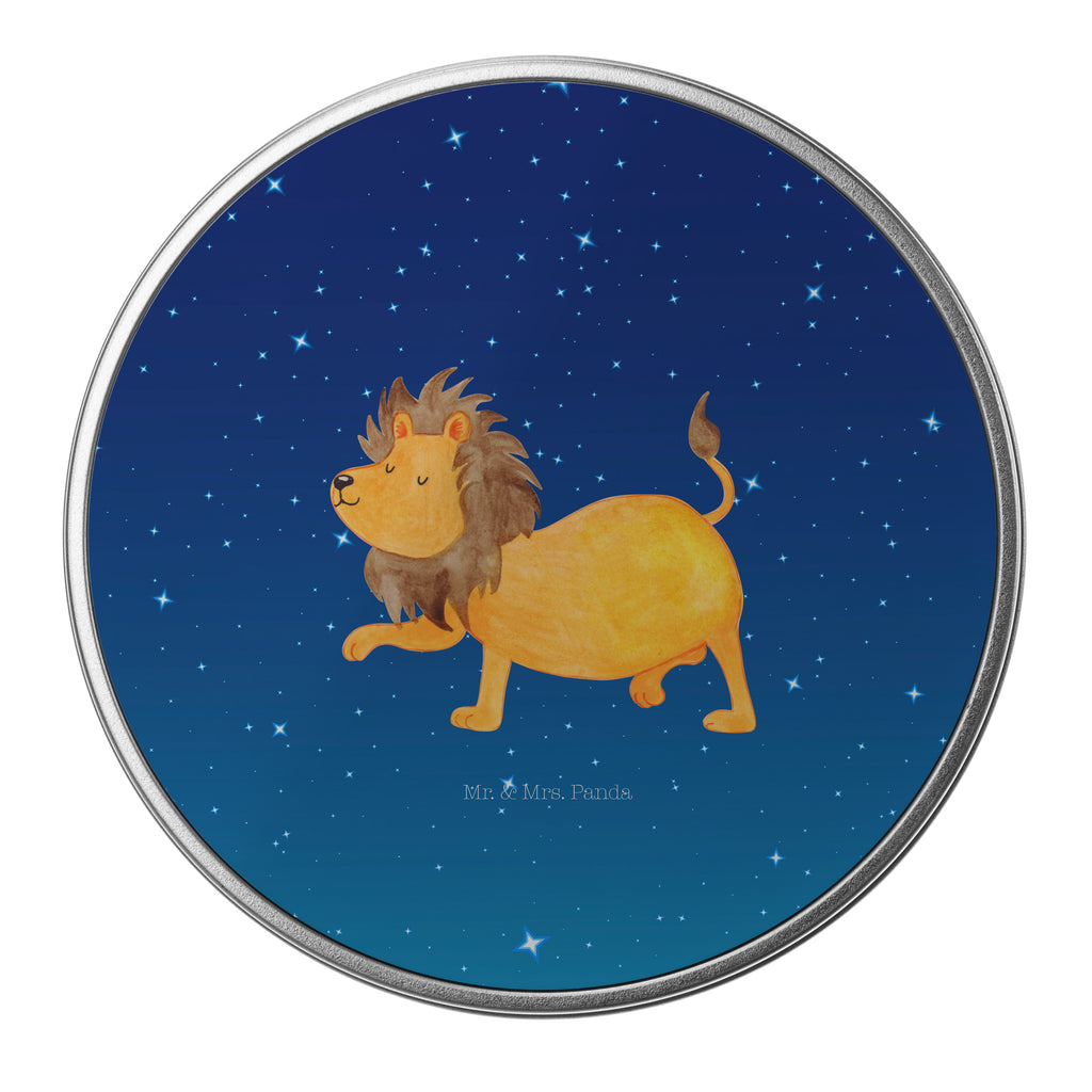 Blechdose rund Sternzeichen Löwe Metalldose, Keksdose, Dose, Vorratsdose, Geschenkbox, Tierkreiszeichen, Sternzeichen, Horoskop, Astrologie, Aszendent, Löwe Geschenk, Löwe Sternzeichen, Geschenk Juli, Geburtstag Juli, Geschenk August, Geburtstag August, König der Tiere