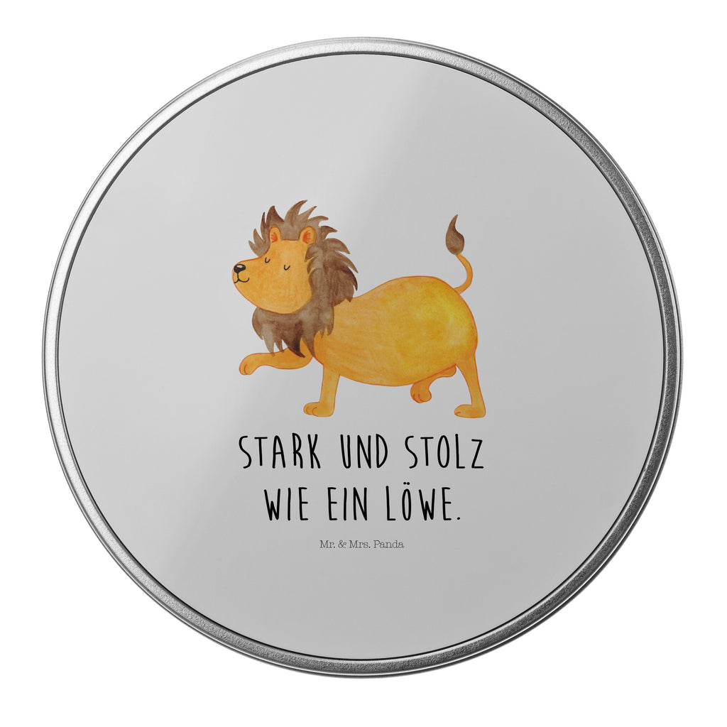 Blechdose rund Sternzeichen Löwe Metalldose, Keksdose, Dose, Vorratsdose, Geschenkbox, Tierkreiszeichen, Sternzeichen, Horoskop, Astrologie, Aszendent, Löwe Geschenk, Löwe Sternzeichen, Geschenk Juli, Geburtstag Juli, Geschenk August, Geburtstag August, König der Tiere