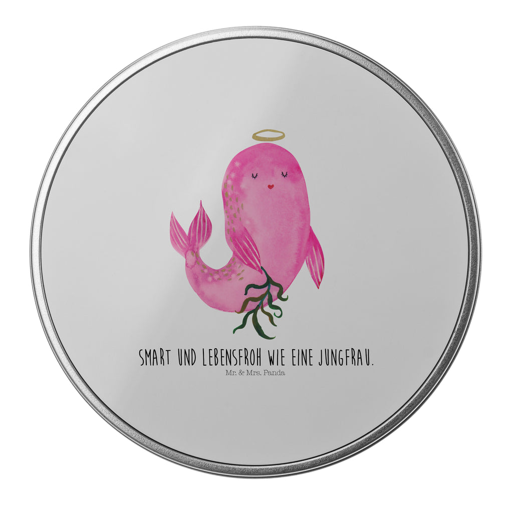 Blechdose rund Sternzeichen Jungfrau Metalldose, Keksdose, Dose, Vorratsdose, Geschenkbox, Tierkreiszeichen, Sternzeichen, Horoskop, Astrologie, Aszendent, Jungfrau, Jungfer, Geschenk, Jungfrau Sternzeichen, Geschenk September, Geschenk August, Geburtstag September, Geburtstag August, Meerjungfrau
