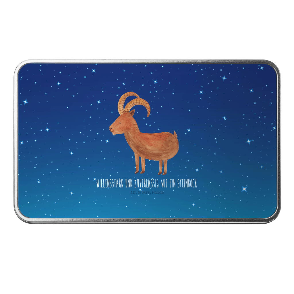 Metalldose rechteckig Sternzeichen Steinbock Blechdose, Metalldose, Blechbox, Container, Keksdose, Vorratsdose, Vorratsbox, Döschen, Versperbox, Vesperdose, Aufbewahrungsdose, Aufbewahrungsbox, Aluminiumdose, Dose, Tierkreiszeichen, Sternzeichen, Horoskop, Astrologie, Aszendent, Steinböcke, Steinbock Geschenk, Steinbock Sternzeichen, Geschenk Dezember, Geschenk Januar, Geburtstag Dezember, Geburtstag Januar, Ziege, Bock