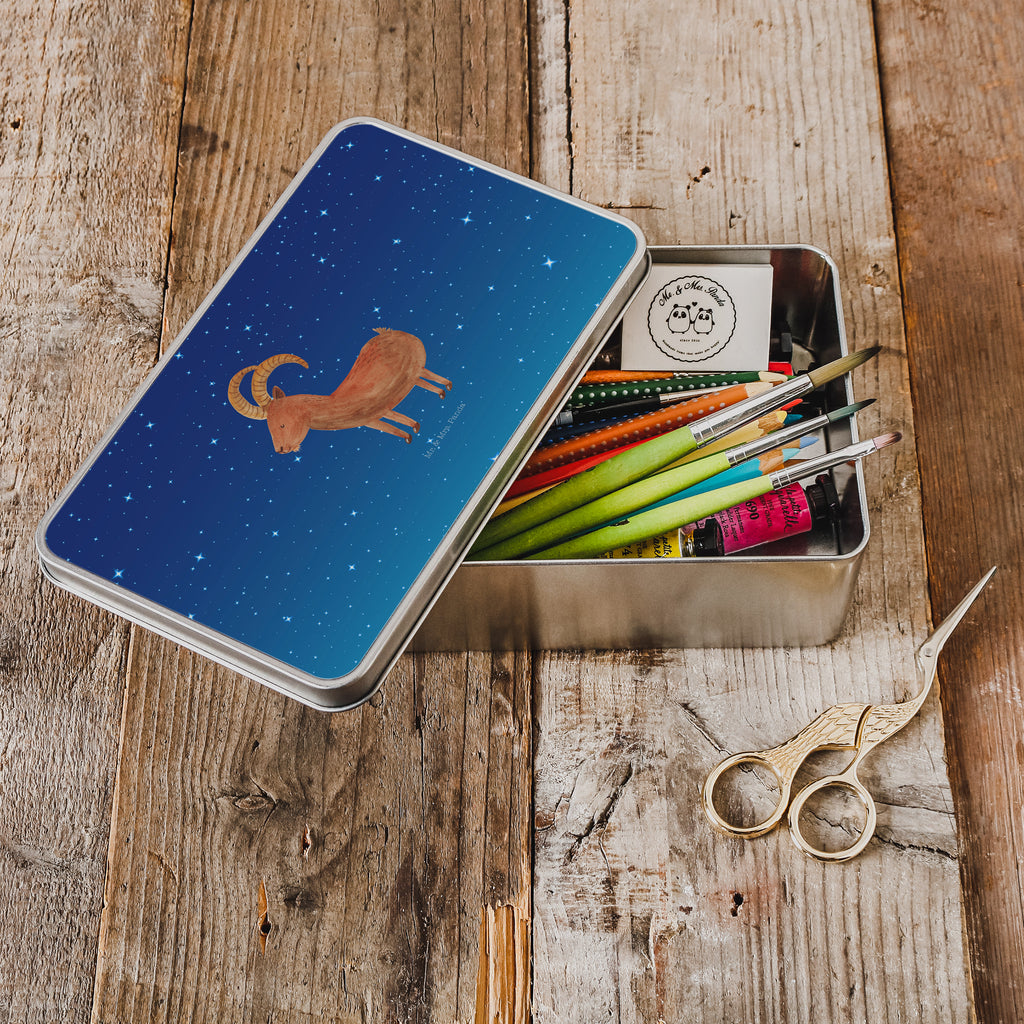 Metalldose rechteckig Sternzeichen Steinbock Blechdose, Metalldose, Blechbox, Container, Keksdose, Vorratsdose, Vorratsbox, Döschen, Versperbox, Vesperdose, Aufbewahrungsdose, Aufbewahrungsbox, Aluminiumdose, Dose, Tierkreiszeichen, Sternzeichen, Horoskop, Astrologie, Aszendent, Steinböcke, Steinbock Geschenk, Steinbock Sternzeichen, Geschenk Dezember, Geschenk Januar, Geburtstag Dezember, Geburtstag Januar, Ziege, Bock