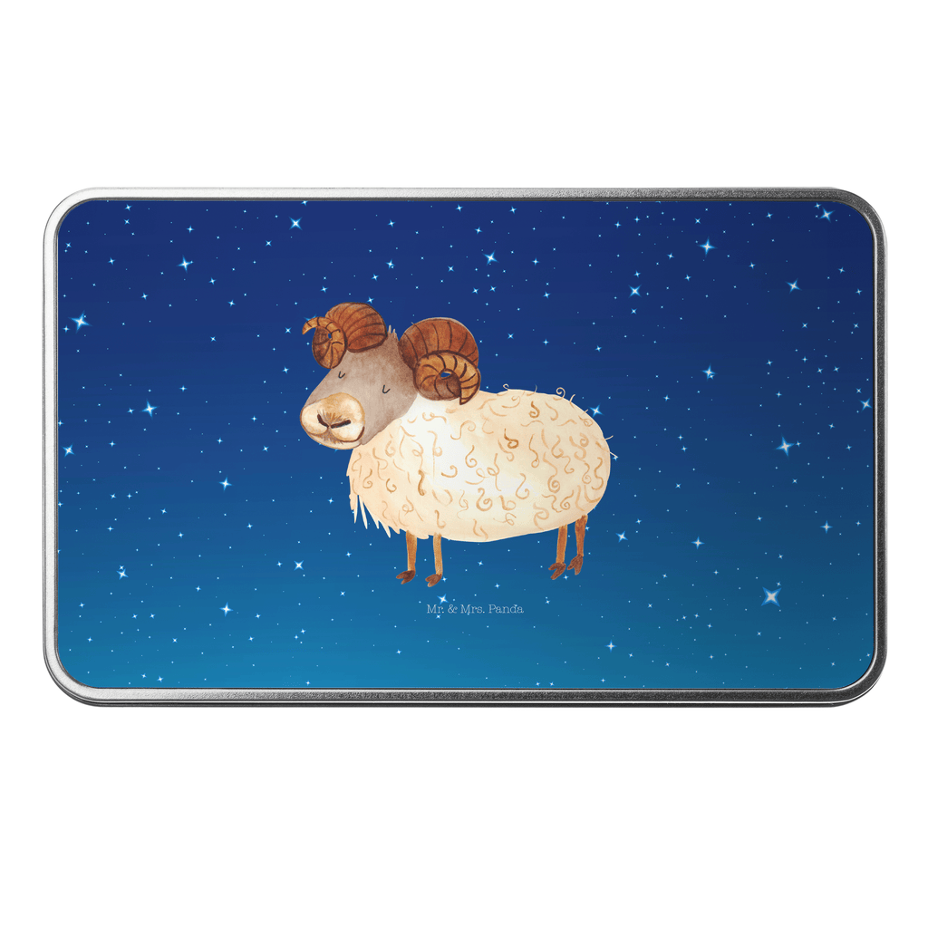 Metalldose rechteckig Sternzeichen Widder Blechdose, Metalldose, Blechbox, Container, Keksdose, Vorratsdose, Vorratsbox, Döschen, Versperbox, Vesperdose, Aufbewahrungsdose, Aufbewahrungsbox, Aluminiumdose, Dose, Tierkreiszeichen, Sternzeichen, Horoskop, Astrologie, Aszendent, Widder Geschenk, Widder Sternzeichen, Geschenk März, Geschenk April, Geburtstag März, Geburtstag April, Bock, Schafbock