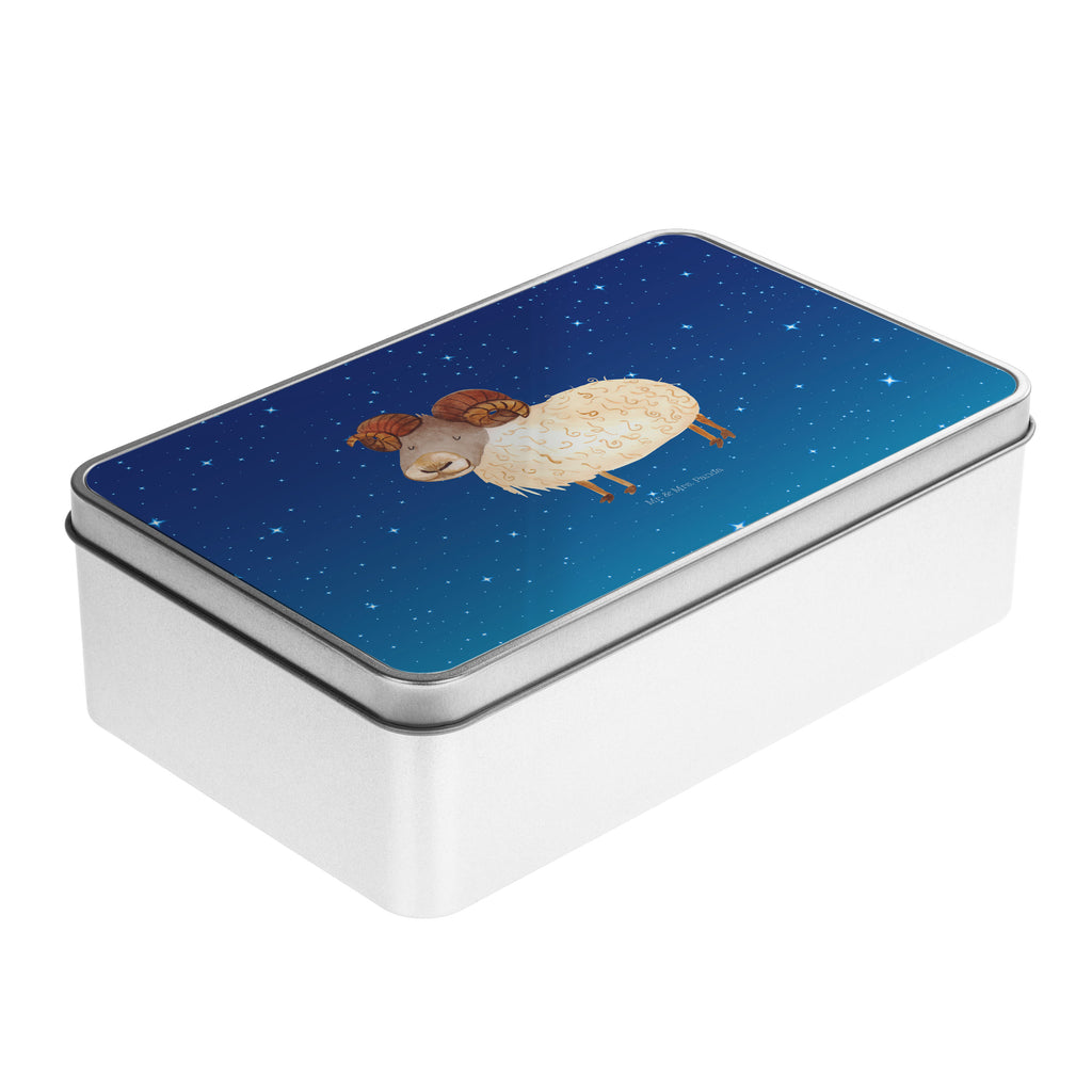Metalldose rechteckig Sternzeichen Widder Blechdose, Metalldose, Blechbox, Container, Keksdose, Vorratsdose, Vorratsbox, Döschen, Versperbox, Vesperdose, Aufbewahrungsdose, Aufbewahrungsbox, Aluminiumdose, Dose, Tierkreiszeichen, Sternzeichen, Horoskop, Astrologie, Aszendent, Widder Geschenk, Widder Sternzeichen, Geschenk März, Geschenk April, Geburtstag März, Geburtstag April, Bock, Schafbock