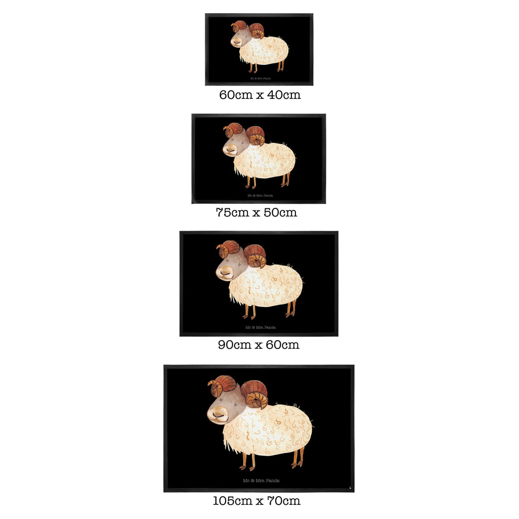 Fußmatte Sternzeichen Widder Türvorleger, Schmutzmatte, Fußabtreter, Matte, Schmutzfänger, Fußabstreifer, Schmutzfangmatte, Türmatte, Motivfußmatte, Haustürmatte, Vorleger, Tierkreiszeichen, Sternzeichen, Horoskop, Astrologie, Aszendent, Widder Geschenk, Widder Sternzeichen, Geschenk März, Geschenk April, Geburtstag März, Geburtstag April, Bock, Schafbock