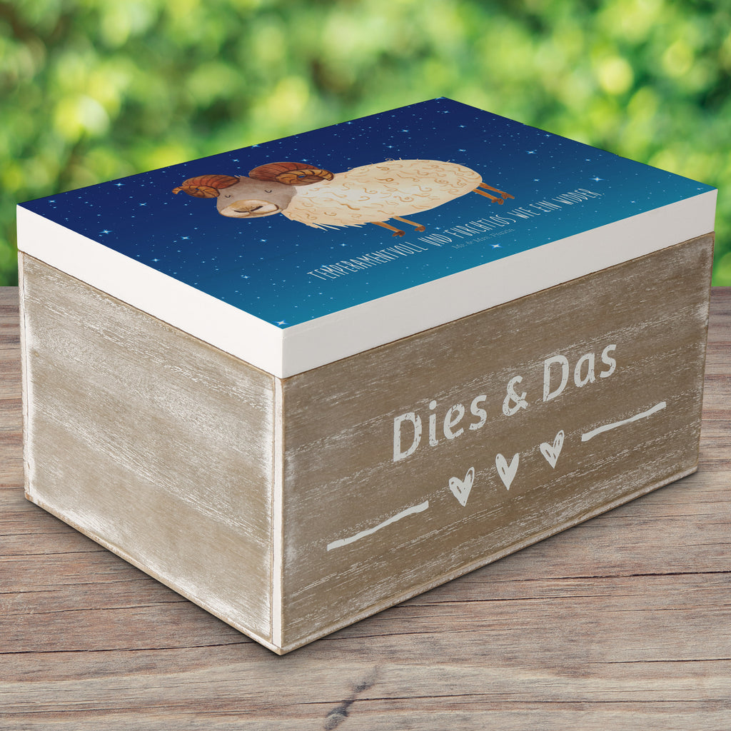 Holzkiste Sternzeichen Widder Holzkiste, Kiste, Schatzkiste, Truhe, Schatulle, XXL, Erinnerungsbox, Erinnerungskiste, Dekokiste, Aufbewahrungsbox, Tierkreiszeichen, Sternzeichen, Horoskop, Astrologie, Aszendent, Widder Geschenk, Widder Sternzeichen, Geschenk März, Geschenk April, Geburtstag März, Geburtstag April, Bock, Schafbock