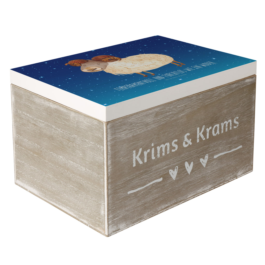 Holzkiste Sternzeichen Widder Holzkiste, Kiste, Schatzkiste, Truhe, Schatulle, XXL, Erinnerungsbox, Erinnerungskiste, Dekokiste, Aufbewahrungsbox, Tierkreiszeichen, Sternzeichen, Horoskop, Astrologie, Aszendent, Widder Geschenk, Widder Sternzeichen, Geschenk März, Geschenk April, Geburtstag März, Geburtstag April, Bock, Schafbock