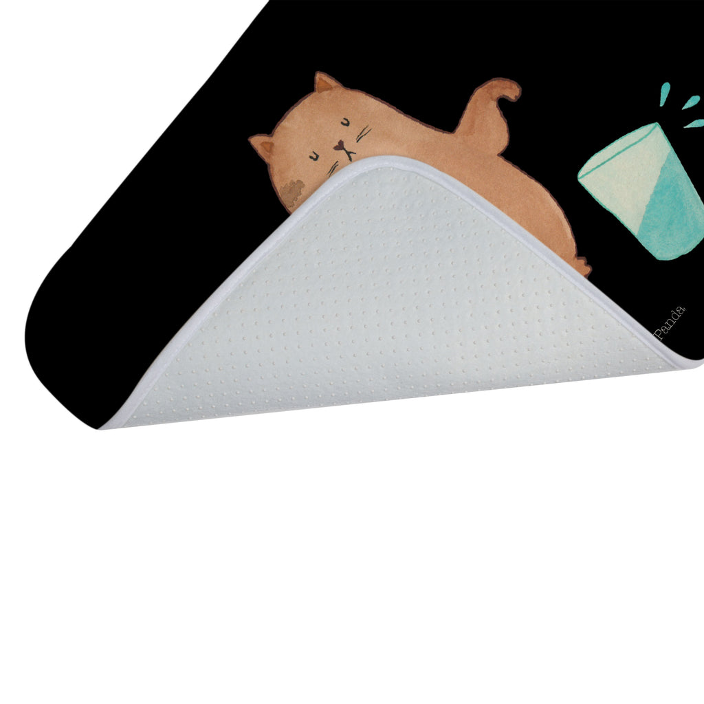 Badvorleger Katze Wasserglas Badematte, Badteppich, Duschvorleger, Badezimmerteppich, Badezimmermatte, Badvorleger, Duschmatte, Duschteppich, Katze, Katzenmotiv, Katzenfan, Katzendeko, Katzenfreund, Katzenliebhaber, Katzenprodukte, Katzenartikel, Katzenaccessoires, Katzensouvenirs, Katzenliebhaberprodukte, Katzenmotive, Katzen, Kater, Mietze, Cat, Cats, Katzenhalter, Katzenbesitzerin, Haustier, Wasser, Glas