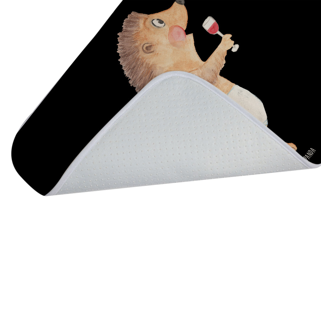Badvorleger Igel mit Wein Badematte, Badteppich, Duschvorleger, Badezimmerteppich, Badezimmermatte, Badvorleger, Duschmatte, Duschteppich, Tiermotive, Gute Laune, lustige Sprüche, Tiere, Wein Spruch, Igel, Geschenk Weintrinker, Geschenk Weinliebhaber, Wein Deko, Weinglas, Rotwein, Weißwein, Wein trinken