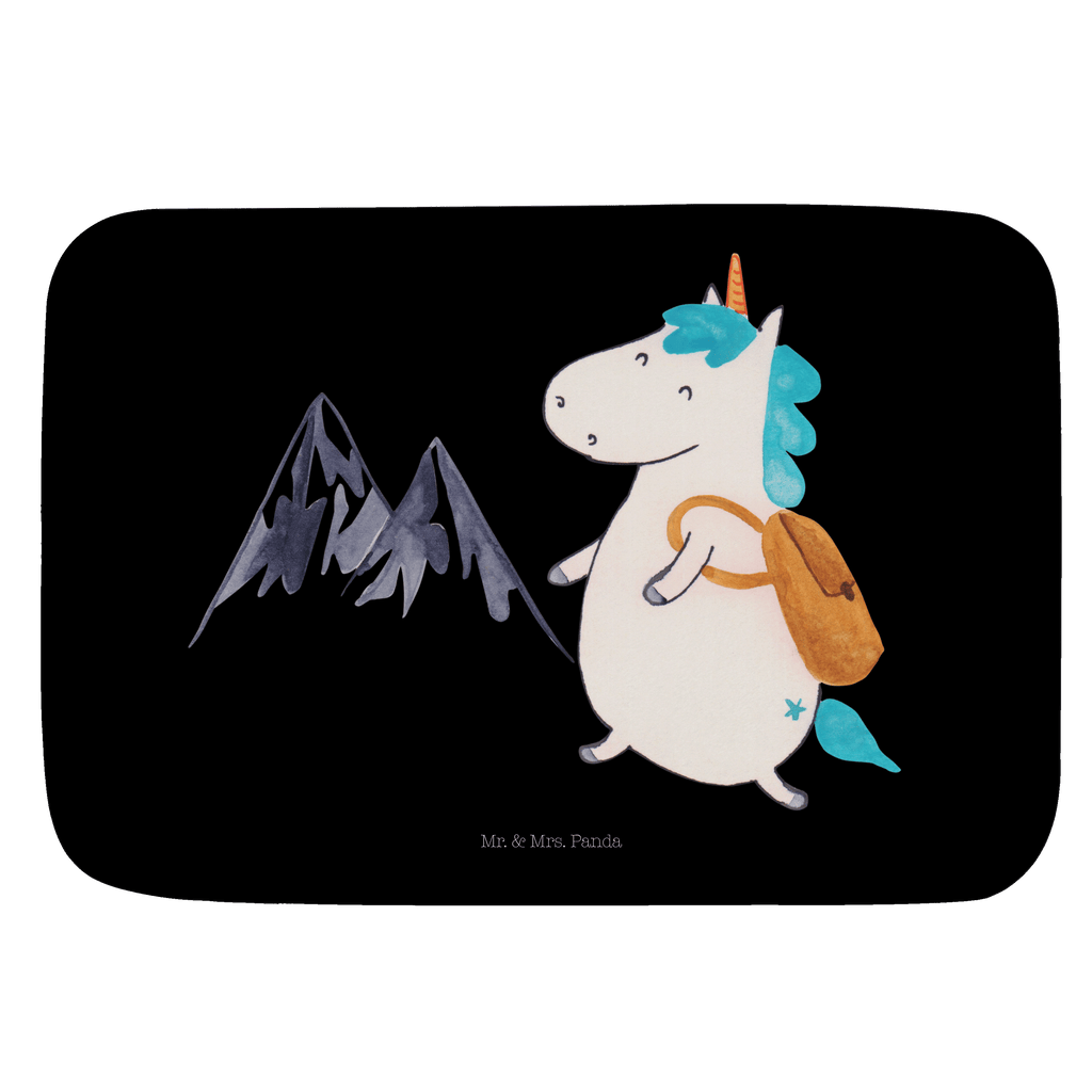 Badvorleger Einhorn Bergsteiger Badematte, Badteppich, Duschvorleger, Badezimmerteppich, Badezimmermatte, Badvorleger, Duschmatte, Duschteppich, Einhorn, Einhörner, Einhorn Deko, Pegasus, Unicorn, Bergsteiger, Abenteuer, Berge, Abenteurer, Weltenbummler, Weltreise, Reisen, Urlaub, Entdecker