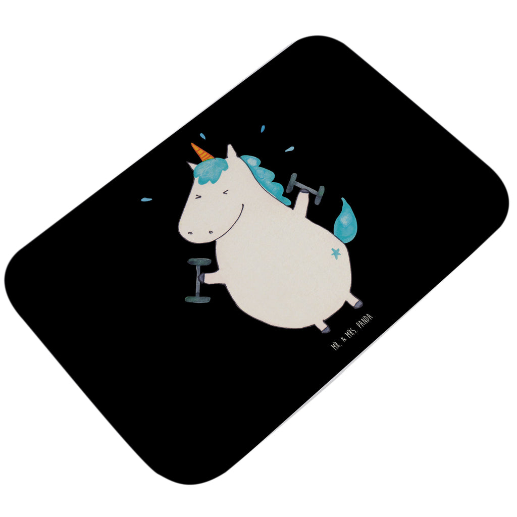 Badvorleger Einhorn Fitness Badematte, Badteppich, Duschvorleger, Badezimmerteppich, Badezimmermatte, Badvorleger, Duschmatte, Duschteppich, Einhorn, Einhörner, Einhorn Deko, Pegasus, Unicorn, Gym, Fitness, Fitnessstudio, Diät, Abnehmen, Sport, Pumpen, Geräte, Sixpack