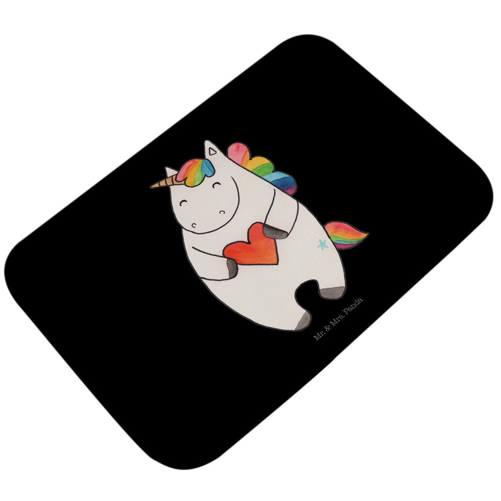 Badvorleger Einhorn Herz Badematte, Badteppich, Duschvorleger, Badezimmerteppich, Badezimmermatte, Badvorleger, Duschmatte, Duschteppich, Einhorn, Einhörner, Einhorn Deko, Pegasus, Unicorn, Herz, schlimm, böse, witzig, lustig, Freundin, anders, bunt