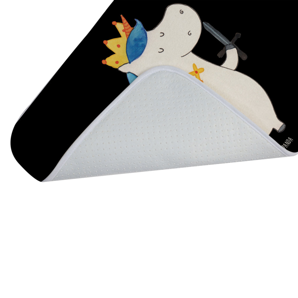 Badvorleger Einhorn König mit Schwert Badematte, Badteppich, Duschvorleger, Badezimmerteppich, Badezimmermatte, Badvorleger, Duschmatte, Duschteppich, Einhorn, Einhörner, Einhorn Deko, Pegasus, Unicorn, König, Ritter, Mittelalter