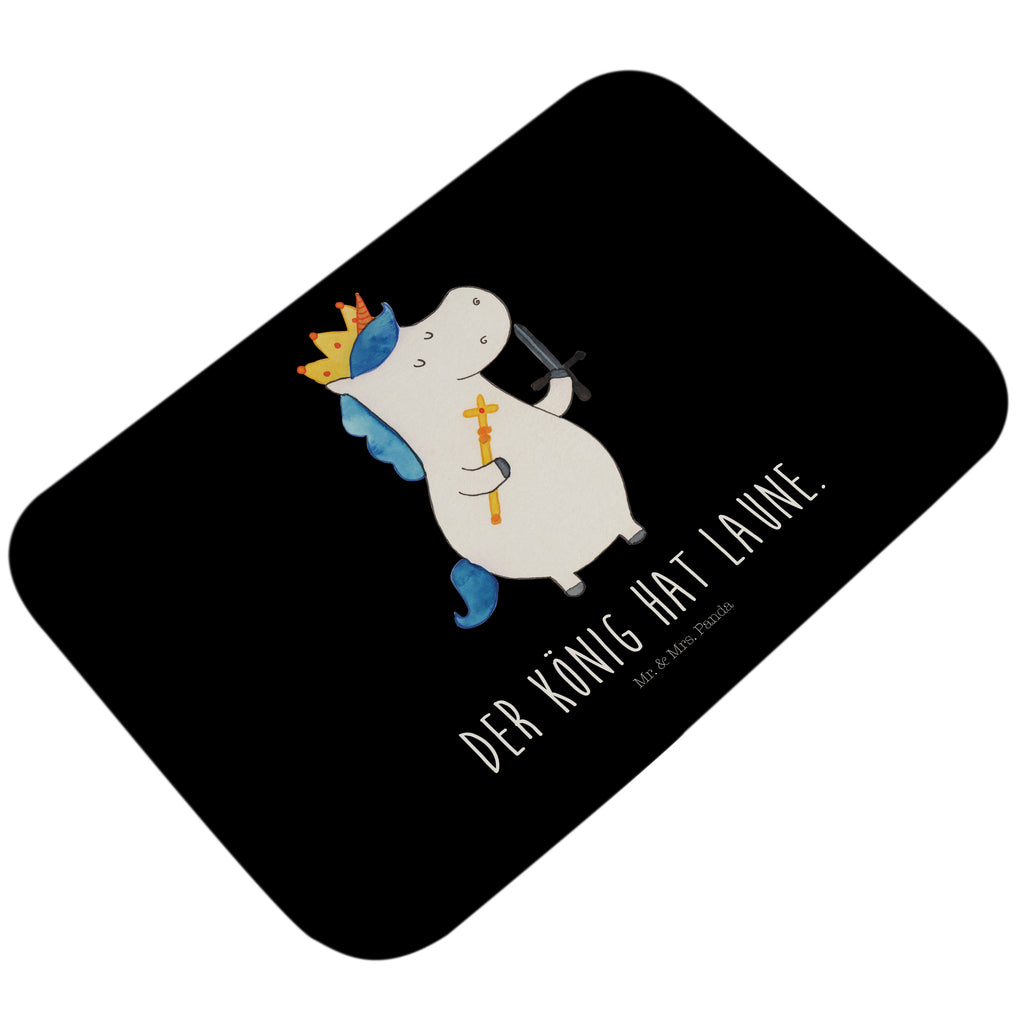 Badvorleger Einhorn König mit Schwert Badematte, Badteppich, Duschvorleger, Badezimmerteppich, Badezimmermatte, Badvorleger, Duschmatte, Duschteppich, Einhorn, Einhörner, Einhorn Deko, Pegasus, Unicorn, König, Ritter, Mittelalter