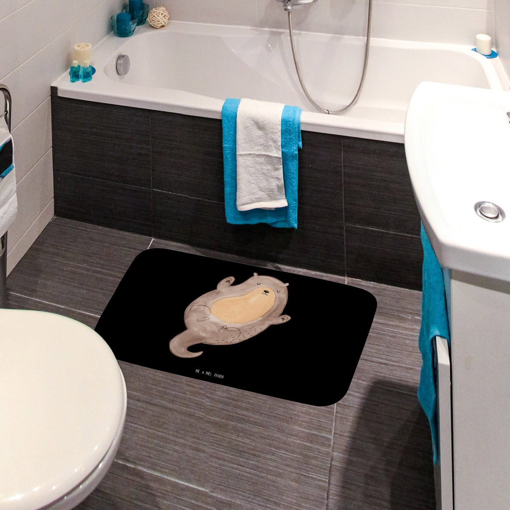 Badvorleger Otter Umarmen Badematte, Badteppich, Duschvorleger, Badezimmerteppich, Badezimmermatte, Badvorleger, Duschmatte, Duschteppich, Otter, Fischotter, Seeotter, Otter Seeotter See Otter