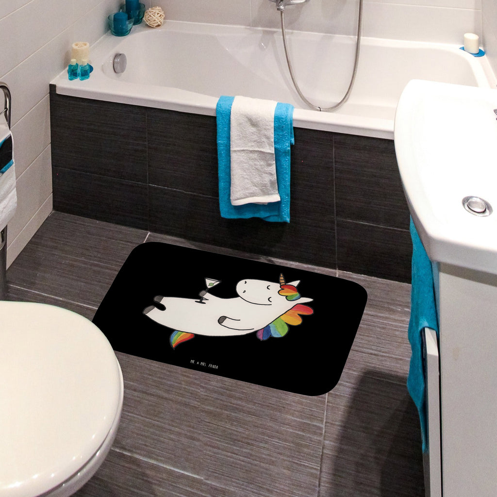 Badvorleger Einhorn Cocktail Badematte, Badteppich, Duschvorleger, Badezimmerteppich, Badezimmermatte, Badvorleger, Duschmatte, Duschteppich, Einhorn, Einhörner, Einhorn Deko, Pegasus, Unicorn, Party, Spaß, Feiern, Caipirinha, Rum, Cuba Libre, Sekt, Freundin, Geburtstag, lustig, witzig, Spruch, Glitzer