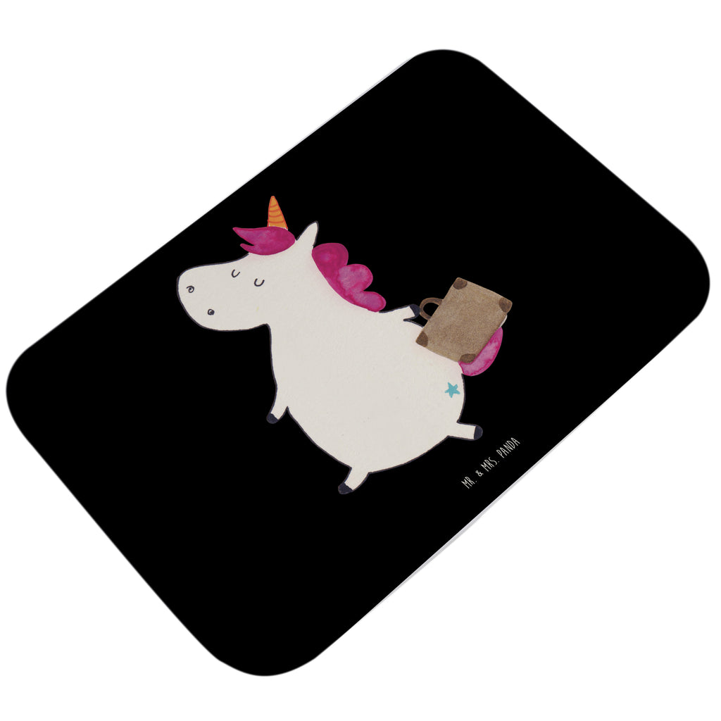 Badvorleger Einhorn Koffer Badematte, Badteppich, Duschvorleger, Badezimmerteppich, Badezimmermatte, Badvorleger, Duschmatte, Duschteppich, Einhorn, Einhörner, Einhorn Deko, Pegasus, Unicorn, unicorn, Koffer, Verreisen, Reise, Gepäck, Abenteuer, Erwachsen, Kind, albern, Spaß, lustig, witzig