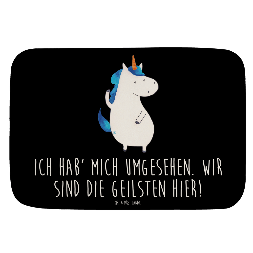 Badvorleger Einhorn Mann Badematte, Badteppich, Duschvorleger, Badezimmerteppich, Badezimmermatte, Badvorleger, Duschmatte, Duschteppich, Einhorn, Einhörner, Einhorn Deko, Pegasus, Unicorn, cool, Mann, Freundin, Familie, bester Freund, BFF, Party, hübsch, beste