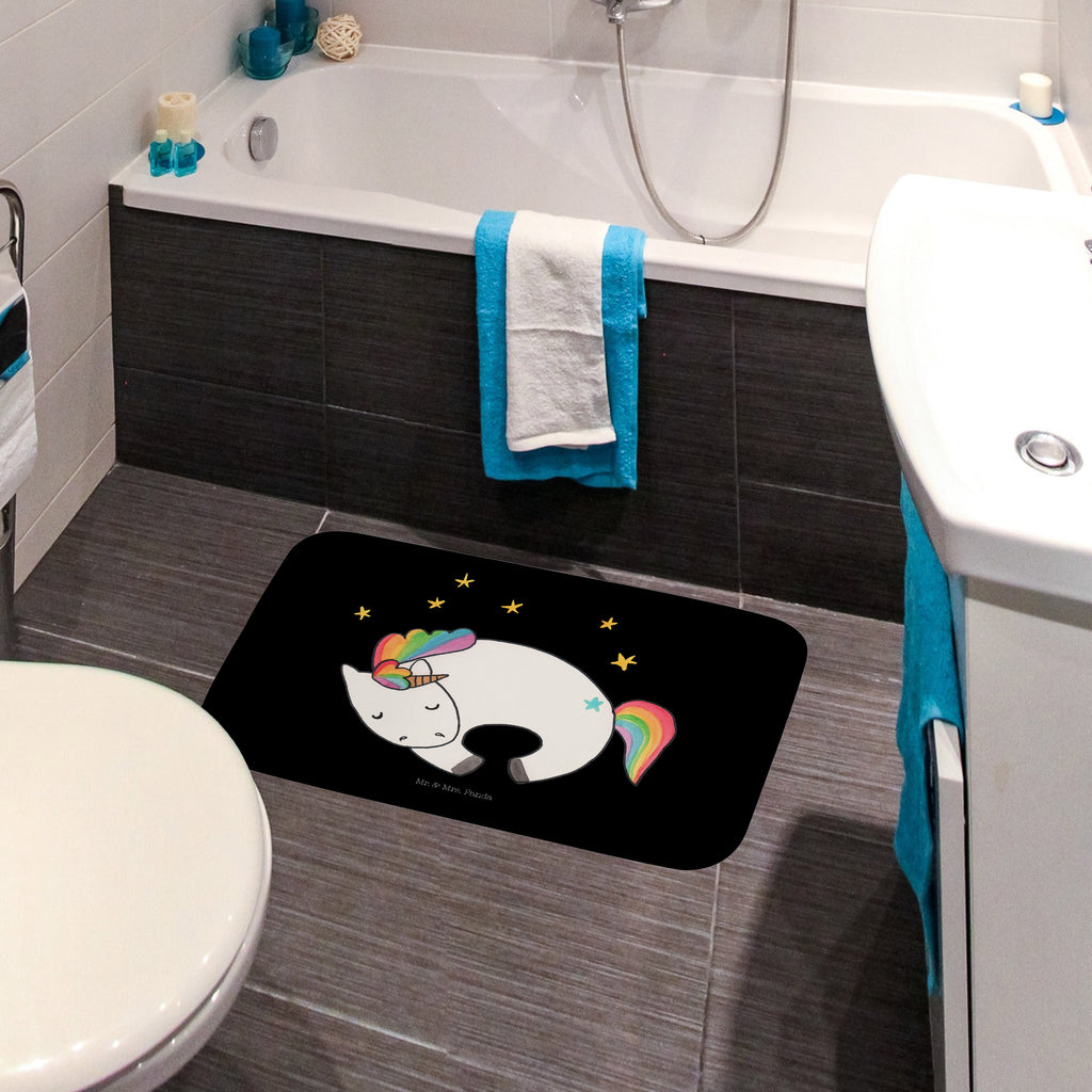 Badvorleger Einhorn Nacht Badematte, Badteppich, Duschvorleger, Badezimmerteppich, Badezimmermatte, Badvorleger, Duschmatte, Duschteppich, Einhorn, Einhörner, Einhorn Deko, Pegasus, Unicorn, Träume, Traum, unicorn, Realität, Menschen, Geschenk, Ruhe, Freundin