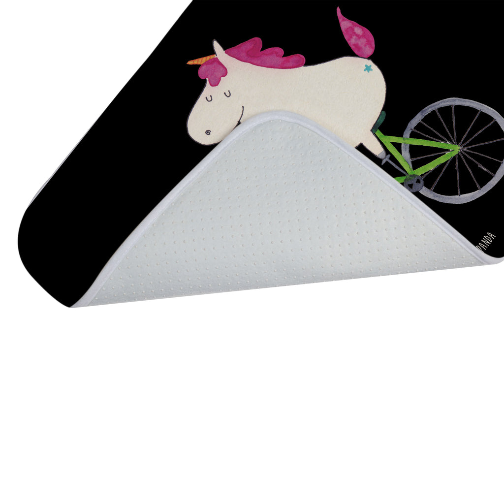 Badvorleger Einhorn Radfahrer Badematte, Badteppich, Duschvorleger, Badezimmerteppich, Badezimmermatte, Badvorleger, Duschmatte, Duschteppich, Einhorn, Einhörner, Einhorn Deko, Pegasus, Unicorn, Radfahren, Radfahrer, Rad, Bike, Feenstaub, Konfetti, Luxusproblem, Kummer, Liebeskummer