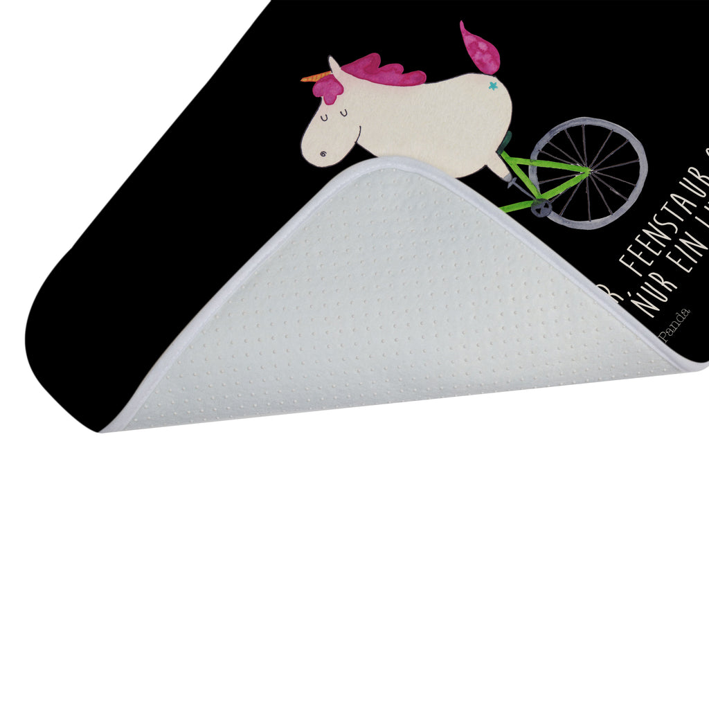 Badvorleger Einhorn Radfahrer Badematte, Badteppich, Duschvorleger, Badezimmerteppich, Badezimmermatte, Badvorleger, Duschmatte, Duschteppich, Einhorn, Einhörner, Einhorn Deko, Pegasus, Unicorn, Radfahren, Radfahrer, Rad, Bike, Feenstaub, Konfetti, Luxusproblem, Kummer, Liebeskummer