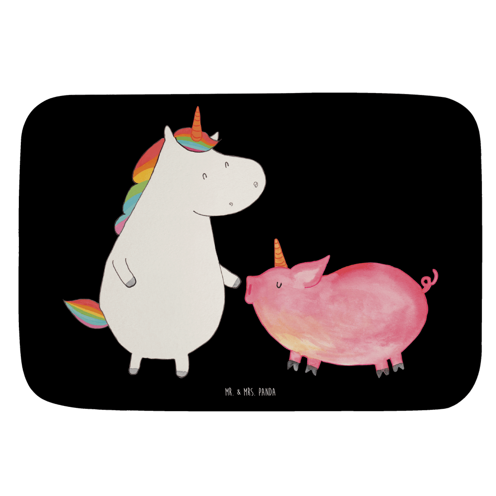 Badvorleger Einhorn + Schweinhorn Badematte, Badteppich, Duschvorleger, Badezimmerteppich, Badezimmermatte, Badvorleger, Duschmatte, Duschteppich, Einhorn, Einhörner, Einhorn Deko, Pegasus, Unicorn, Freundschaft, Schweinhorn, Schwein, Freundin, Schweinchen