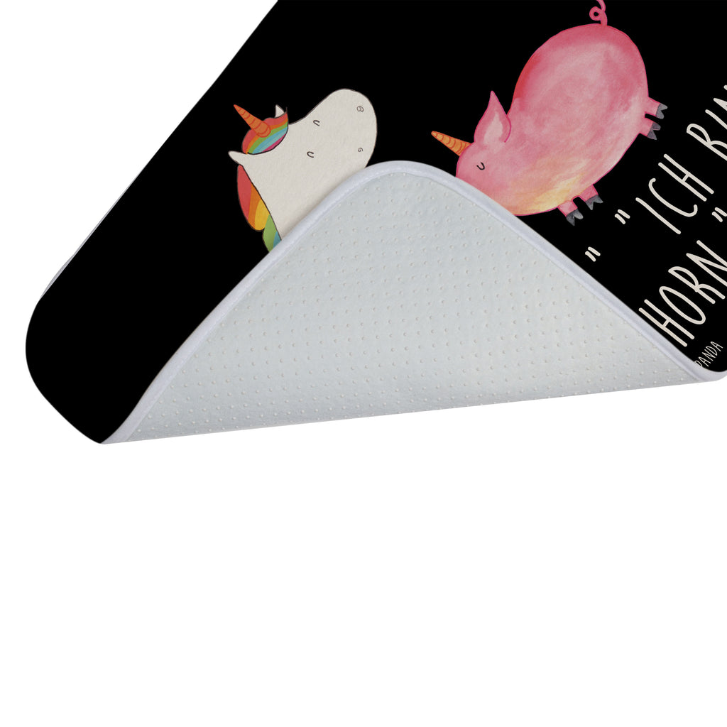 Badvorleger Einhorn + Schweinhorn Badematte, Badteppich, Duschvorleger, Badezimmerteppich, Badezimmermatte, Badvorleger, Duschmatte, Duschteppich, Einhorn, Einhörner, Einhorn Deko, Pegasus, Unicorn, Freundschaft, Schweinhorn, Schwein, Freundin, Schweinchen