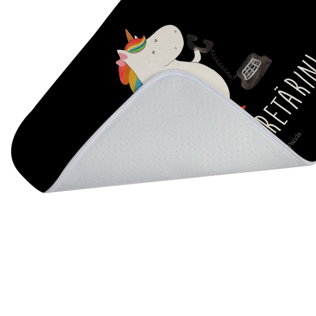 Badvorleger Einhorn Sekretärin Badematte, Badteppich, Duschvorleger, Badezimmerteppich, Badezimmermatte, Badvorleger, Duschmatte, Duschteppich, Einhorn, Einhörner, Einhorn Deko, Pegasus, Unicorn, Sekretärin, Büro, Rechtsanwältin, Rechtsanwaltsgehilfin, Steuerbüro, Steuerkanzlei, Bürokraft, Bürohilfe