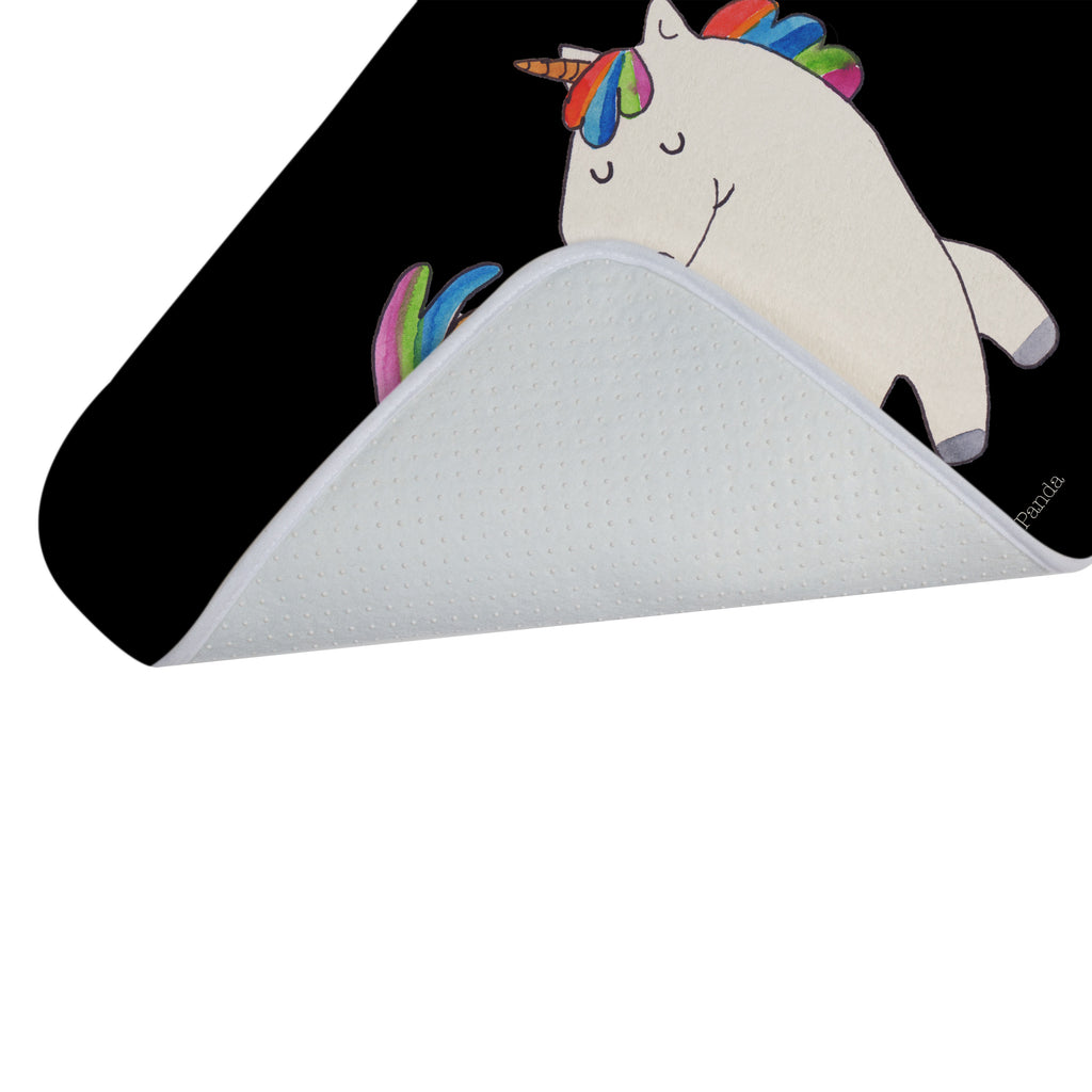 Badvorleger Einhorn stolzierend Badematte, Badteppich, Duschvorleger, Badezimmerteppich, Badezimmermatte, Badvorleger, Duschmatte, Duschteppich, Einhorn, Einhörner, Einhorn Deko, Pegasus, Unicorn, stolz, anders, bunt, Pferd, Reiter, Reiten, Freundin, Geschenk