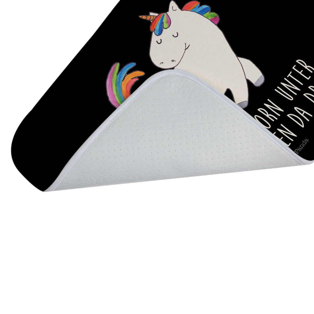 Badvorleger Einhorn stolzierend Badematte, Badteppich, Duschvorleger, Badezimmerteppich, Badezimmermatte, Badvorleger, Duschmatte, Duschteppich, Einhorn, Einhörner, Einhorn Deko, Pegasus, Unicorn, stolz, anders, bunt, Pferd, Reiter, Reiten, Freundin, Geschenk