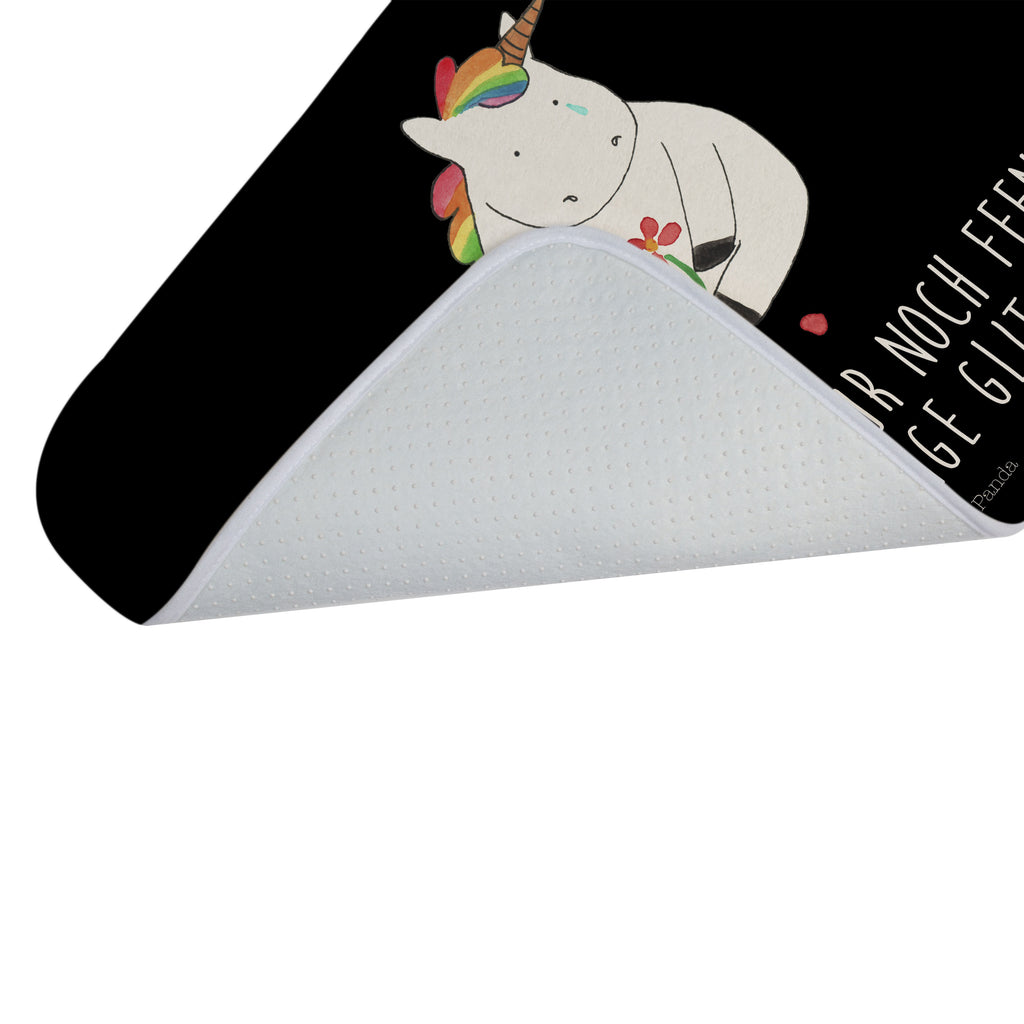 Badvorleger Einhorn Traurig Badematte, Badteppich, Duschvorleger, Badezimmerteppich, Badezimmermatte, Badvorleger, Duschmatte, Duschteppich, Einhorn, Einhörner, Einhorn Deko, Pegasus, Unicorn, Glitzer, Trösten. Freundschaft, Freunde, Liebe, Trauer, Grußkarte, Blume
