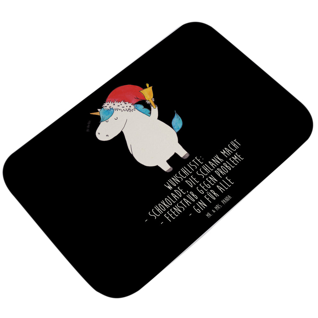 Badvorleger Einhorn Weihnachtsmann Badematte, Badteppich, Duschvorleger, Badezimmerteppich, Badezimmermatte, Badvorleger, Duschmatte, Duschteppich, Einhorn, Einhörner, Einhorn Deko, Pegasus, Unicorn, Gin, Schokolade, Schoki, Weihnachten, Weihnachtsmann, Nikolaus, Wunschzettel, Wunschliste, Feenstaub