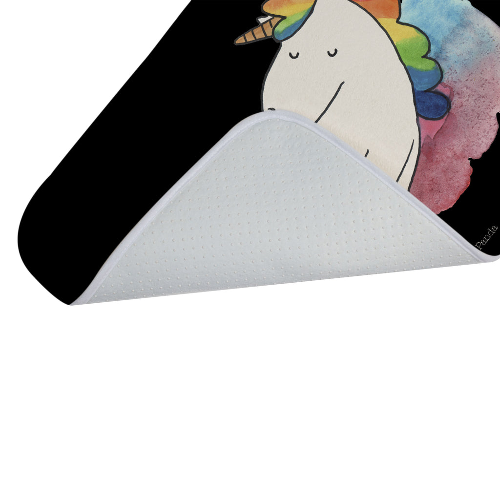 Badvorleger Einhorn Wolke 7 Badematte, Badteppich, Duschvorleger, Badezimmerteppich, Badezimmermatte, Badvorleger, Duschmatte, Duschteppich, Einhorn, Einhörner, Einhorn Deko, Pegasus, Unicorn, verliebt, Menschen, witzig, lustig, Geschenk, Glaube, Realität, Lächeln