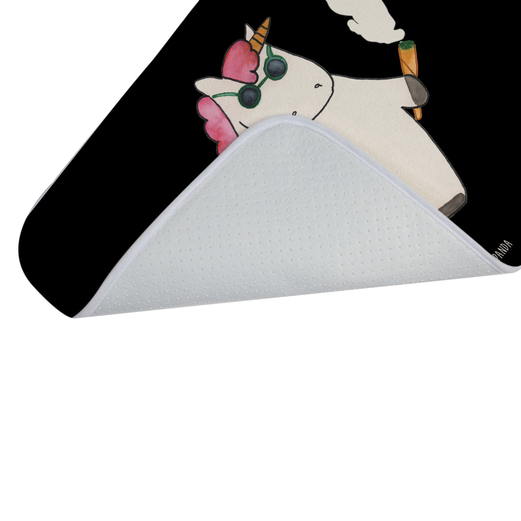 Badvorleger Einhorn Woodstock Badematte, Badteppich, Duschvorleger, Badezimmerteppich, Badezimmermatte, Badvorleger, Duschmatte, Duschteppich, Einhorn, Einhörner, Einhorn Deko, Pegasus, Unicorn, Kiffen, Joint, Zigarette, Alkohol, Party, Spaß. lustig, witzig, Woodstock