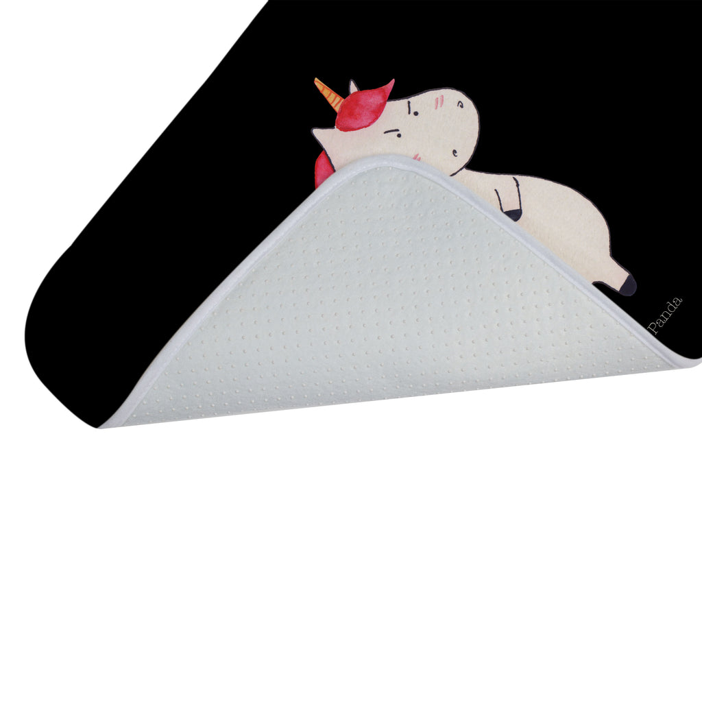 Badvorleger Einhorn wütend Badematte, Badteppich, Duschvorleger, Badezimmerteppich, Badezimmermatte, Badvorleger, Duschmatte, Duschteppich, Einhorn, Einhörner, Einhorn Deko, Pegasus, Unicorn, Realität, Ansage, lustlos, nein, Büro, Arbeit, wütend, dumme Fragen, lustig, Spaß, Geschenk
