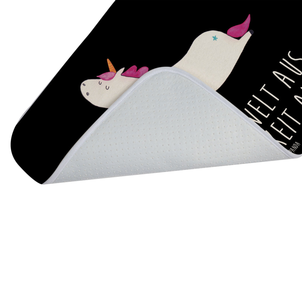 Badvorleger Einhorn Yoga Badematte, Badteppich, Duschvorleger, Badezimmerteppich, Badezimmermatte, Badvorleger, Duschmatte, Duschteppich, Einhorn, Einhörner, Einhorn Deko, Pegasus, Unicorn, Yoga, Namaste, Achtsamkeit, Entspannung, Joga, Yogamatte, Sport, lustig, witzig, süß