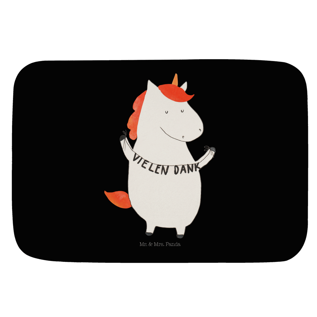 Badvorleger Einhorn Vielen Dank Badematte, Badteppich, Duschvorleger, Badezimmerteppich, Badezimmermatte, Badvorleger, Duschmatte, Duschteppich, Einhorn, Einhörner, Einhorn Deko, Pegasus, Unicorn, Danke, vielen Dank, Dankeschön, Danksagung