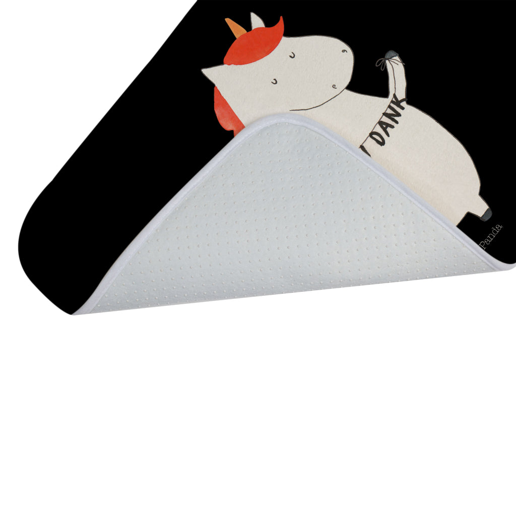 Badvorleger Einhorn Vielen Dank Badematte, Badteppich, Duschvorleger, Badezimmerteppich, Badezimmermatte, Badvorleger, Duschmatte, Duschteppich, Einhorn, Einhörner, Einhorn Deko, Pegasus, Unicorn, Danke, vielen Dank, Dankeschön, Danksagung
