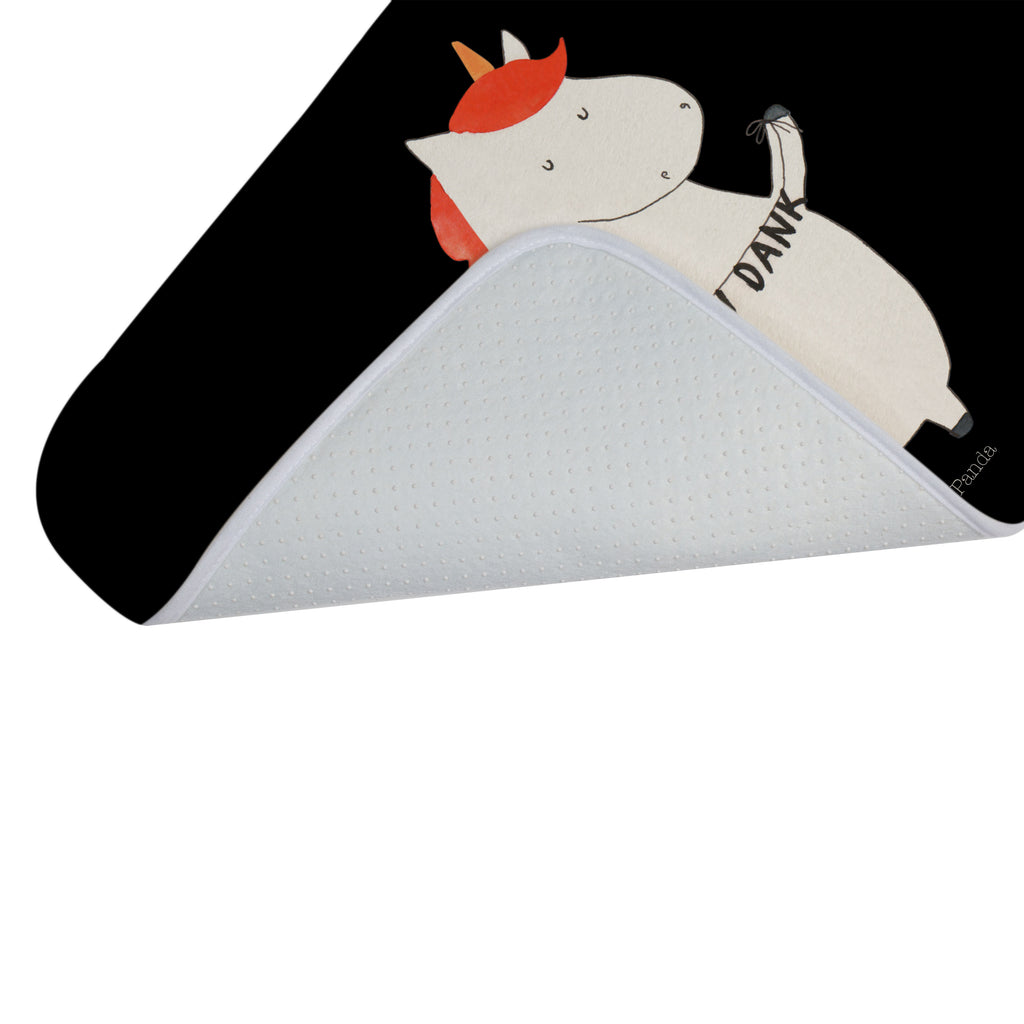 Badvorleger Einhorn Vielen Dank Badematte, Badteppich, Duschvorleger, Badezimmerteppich, Badezimmermatte, Badvorleger, Duschmatte, Duschteppich, Einhorn, Einhörner, Einhorn Deko, Pegasus, Unicorn, Danke, vielen Dank, Dankeschön, Danksagung